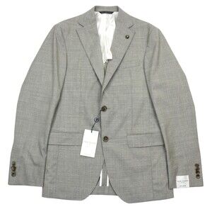 Jack Victor Midland Suit Jacket 36 R Mens Light Grey 120s Wool Two Button Canada